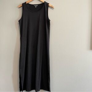 Toad&Co Samba Paseo Sleeveless Midi Dress Organic Cotton Blend L